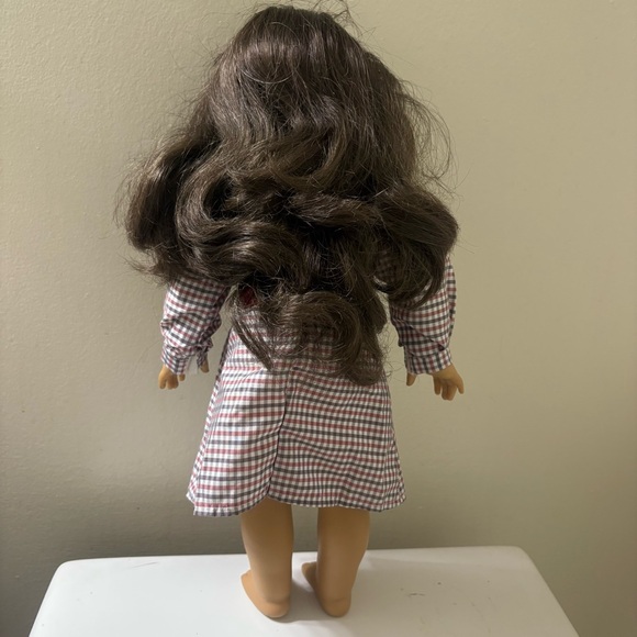 WHITE BODY American Girl Doll Samantha Parkington TLC Meet Dress and Locket - Picture 10 of 11